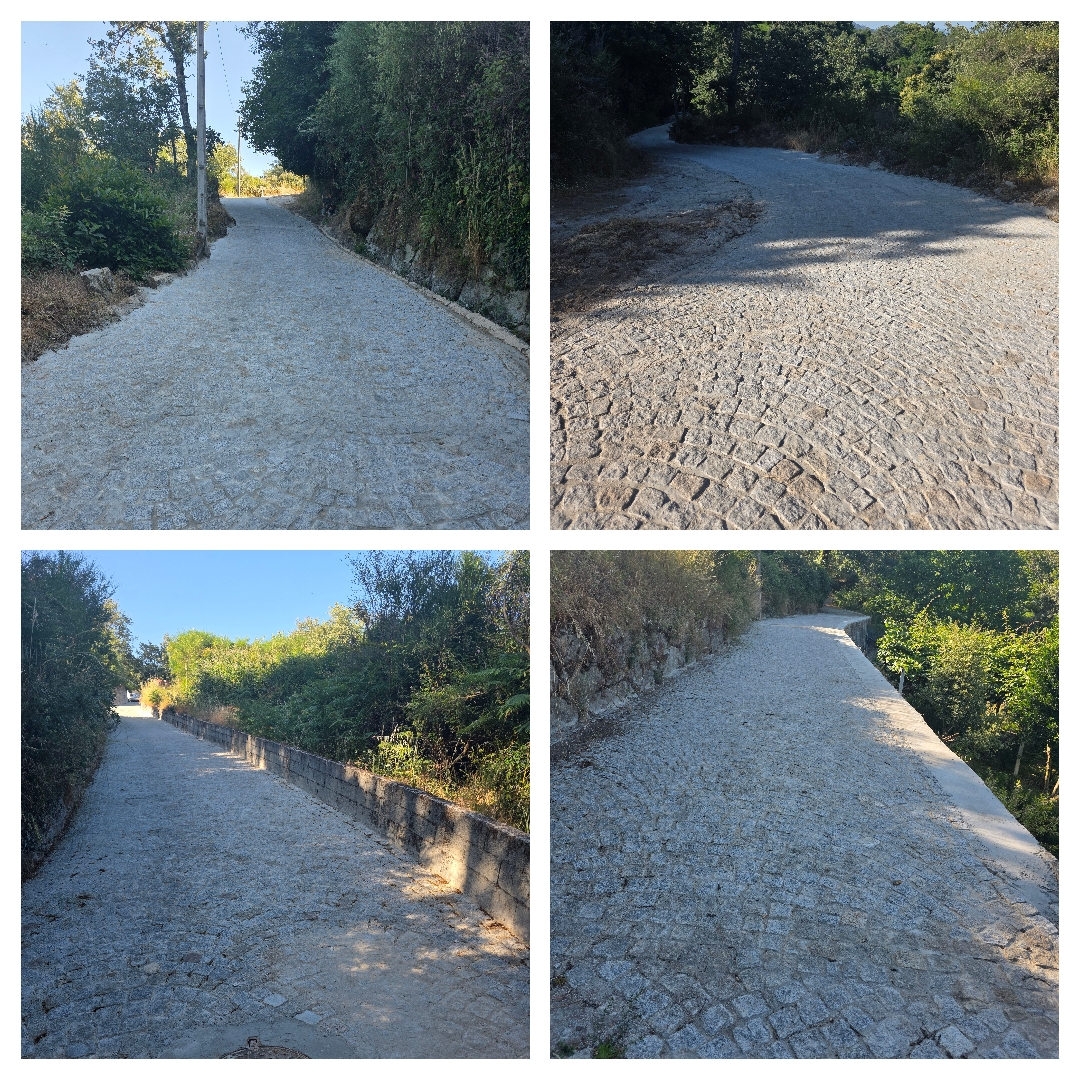 Calcetamento Rua do Outeiro e Rua da Foz